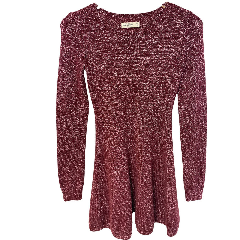 Abercrombie Fitch Knit Metallic Sparkle Yarn Dress